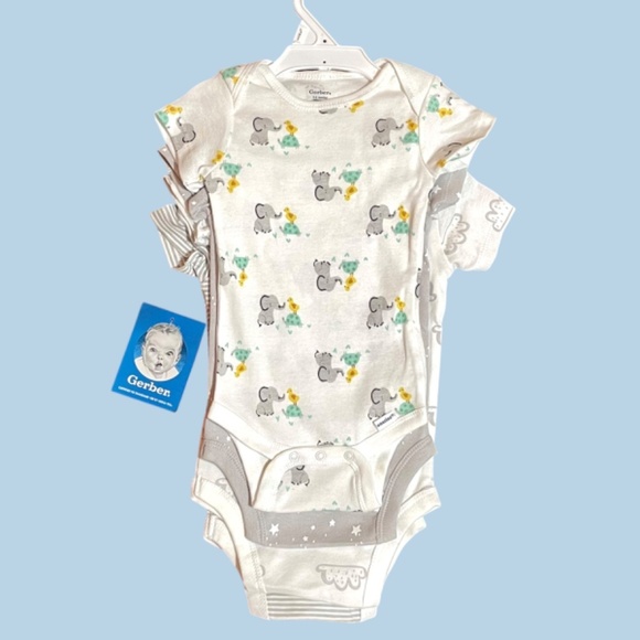 Gerber Onesie 4-pack Unisex - Picture 2 of 4